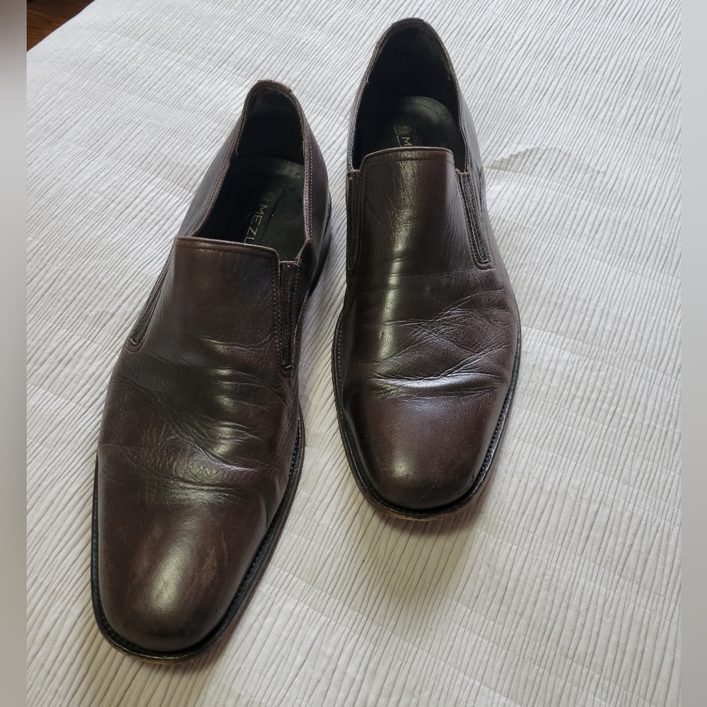 Mezlan Robles Dark Brown Leather Loafers size 13